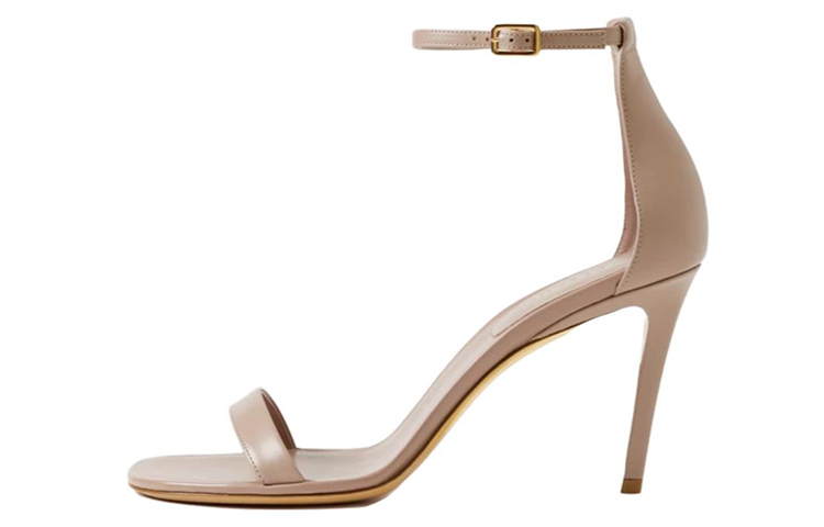 (Women) Burberry Stiletto Buckle Sandals 'Nude' 80707341