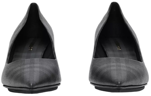 (W) Burberry Sepatu Hak Tinggi 'Checkered Point-Toe Abu Tua' 80486301 Lookbook (W) Burberry Sepatu Hak Tinggi 'Checkered Point-Toe Abu Tua' 80486301