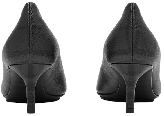 (W) Burberry Sepatu Hak Tinggi 'Checkered Point-Toe Abu Tua' 80486301 Shop (W) Burberry Sepatu Hak Tinggi 'Checkered Point-Toe Abu Tua' 80486301