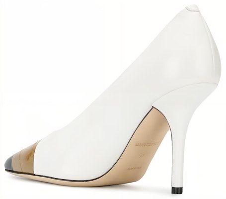 (Women) Burberry Stiletto Pumps with Strap Details 'White' 80085851 Lookbook (Women) Burberry Stiletto Pumps with Strap Details 'White' 80085851