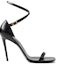 Order (W) Burberry Sandal Tumit Tinggi 'Kulit Hitam Gesper' 80694561