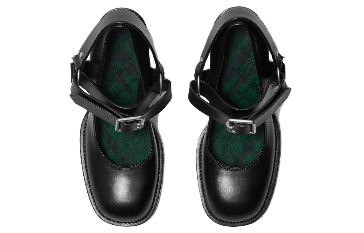 Lookbook (W) Burberry Stirrup Tumit Tinggi 'Keselesaan Hitam' 80799221