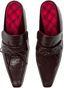 (W) 博柏利风暴深棕色皮革拖鞋 80777291 Order (W) 博柏利风暴深棕色皮革拖鞋 80777291