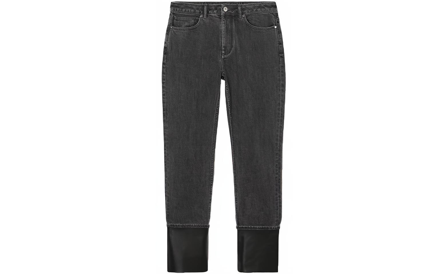 (Women) Burberry Straight-Leg Washed Grey Jeans 80376641