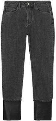 (Women) Burberry Straight-Leg Washed Grey Jeans 80376641 Order (Women) Burberry Straight-Leg Washed Grey Jeans 80376641
