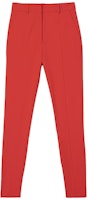 (Women) Burberry Stretch Twill Casual Pants in Bright Red 45663341 (Women) Burberry Stretch Twill Casual Pants in Bright Red 45663341