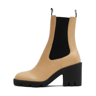 (W) Burberry Stride Chelsea Boot 'Cream'