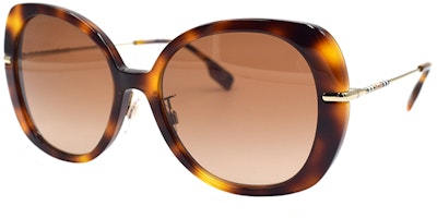 (Women) BURBERRY Stripe Modern Holiday Sunglasses for Women in Tortoiseshell Color. B4374-F 3316/13 (Women) BURBERRY Stripe Modern Holiday Sunglasses for Women in Tortoiseshell Color. B4374-F 3316/13