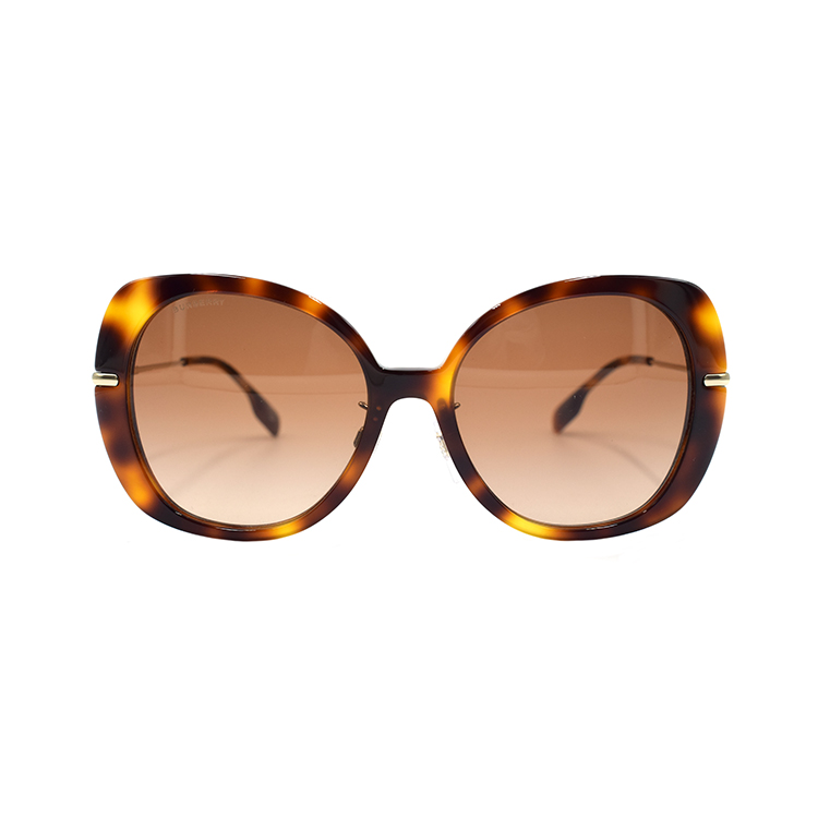 Lookbook (W) Gafas de Sol Modernas BURBERRY para Mujer en Color Carey con Rayas. B4374-F 3316/13