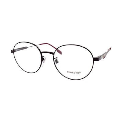 (Women) BURBERRY Stripe Series Elegant Business Optical Glasses for Women - Red. B1363-T-D 1330