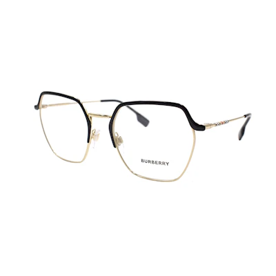 (Women) Burberry Stripe Series Optical Eyeglasses Browline Frame for Women B1371 1326