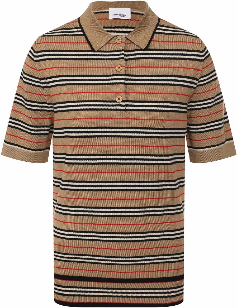 women-burberry-striped-casual-short-sleeve-polo-shirt-brown-80089361