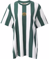 (Women) Burberry Striped Crew Neck T-Shirt White/Green 80047531 (Women) Burberry Striped Crew Neck T-Shirt White/Green 80047531