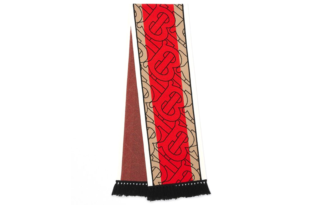 (Women) Burberry Striped TB Print Reversible Cashmere Scarf for Women Archive Beige 80186001 圖 2