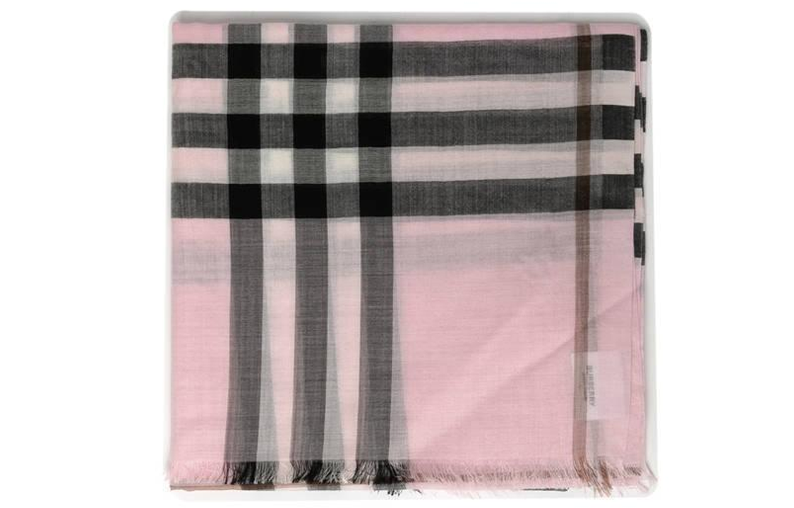 (Women) Burberry Striped Wool Scarf Women’s Pink/Black. 80787811 圖 2