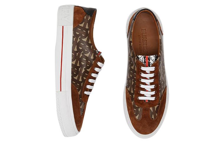 Lookbook (W) Burberry Suede Stripe 'Coklat' 80219341