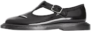 Buy (Women) Burberry T-Bar Patent Leather Sandals 'Black' 80119181