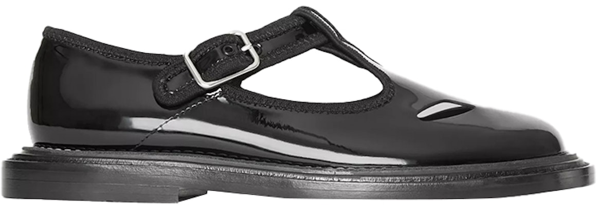 (Women) Burberry T-Bar Patent Leather Sandals 'Black' 80119181 Order (Women) Burberry T-Bar Patent Leather Sandals 'Black' 80119181