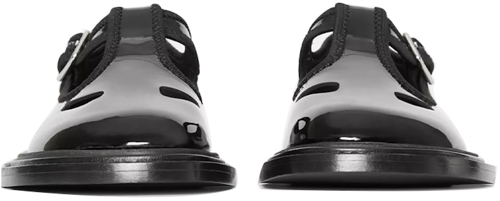 (W) Sandalias de Cuero Charol T-Bar Burberry 'Negro' 80119181 Shop (W) Sandalias de Cuero Charol T-Bar Burberry 'Negro' 80119181