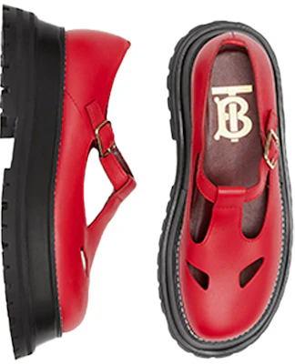 (W) Sandalias Burberry T-Strap 'Clásico Rojo Academia Británica' 80244151 Lookbook (W) Sandalias Burberry T-Strap 'Clásico Rojo Academia Británica' 80244151