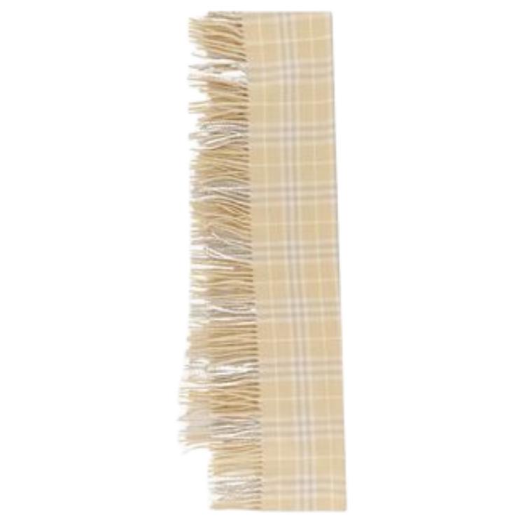 (Women) Burberry Tassel Design Wool Scarf Beige for Women 80799901 圖 3
