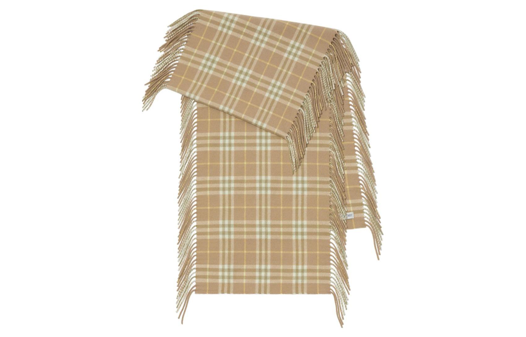 (Women) Burberry Tassel Design Wool Scarf Women’s Brown 8079990