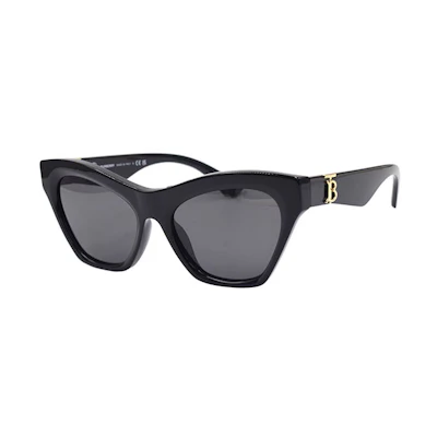 (Women) Burberry TB Evolution Cat-Eye Sunglasses Black B4420-U-3001-87