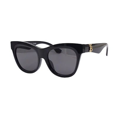 (Women) Burberry TB Evolution Women’s Cat-Eye Sunglasses Black B4418-F-3001-87