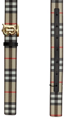 (W) Burberry TB Monogram皮帶 女士時尚休閒風 3公分寬 80524821 Lookbook (W) Burberry TB Monogram皮帶 女士時尚休閒風 3公分寬 80524821