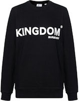 (Women) Burberry TB Monogram Pullover Sweatshirt Black/White 80109271 (Women) Burberry TB Monogram Pullover Sweatshirt Black/White 80109271