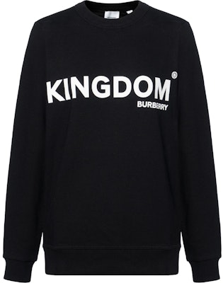 (Women) Burberry TB Monogram Pullover Sweatshirt Black/White 80109271 Buy (Women) Burberry TB Monogram Pullover Sweatshirt Black/White 80109271