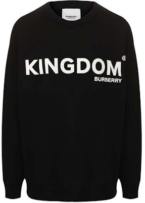 (Women) Burberry TB Monogram Pullover Sweatshirt Black/White 80109271 Order (Women) Burberry TB Monogram Pullover Sweatshirt Black/White 80109271