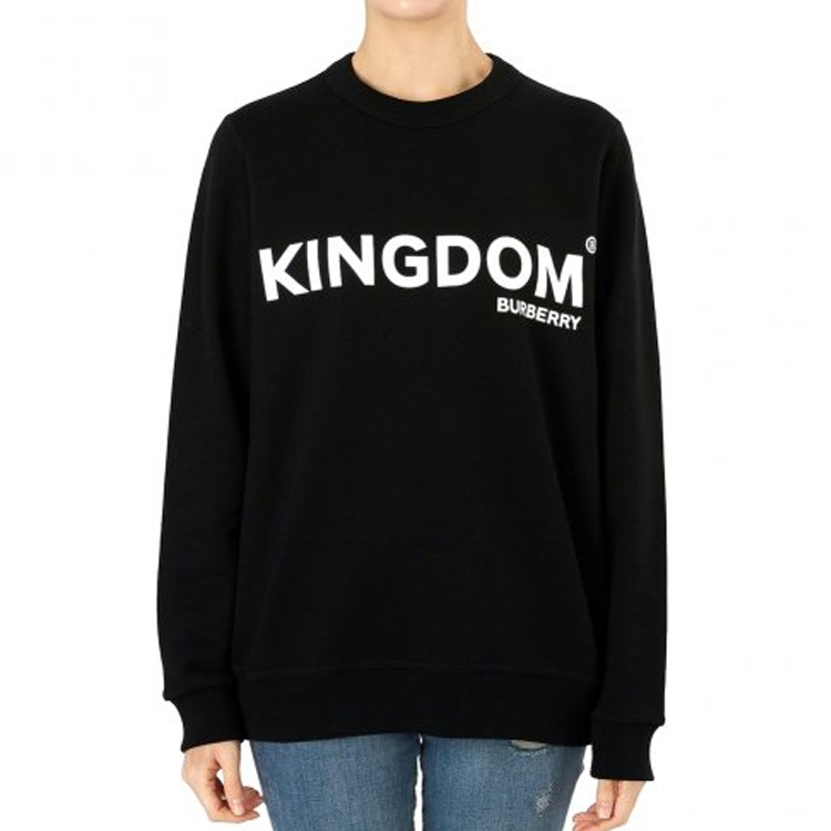 Lookbook (Women) Burberry TB Monogram Pullover Sweatshirt Black/White 80109271