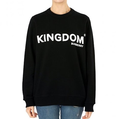 (Women) Burberry TB Monogram Pullover Sweatshirt Black/White 80109271 Lookbook (Women) Burberry TB Monogram Pullover Sweatshirt Black/White 80109271