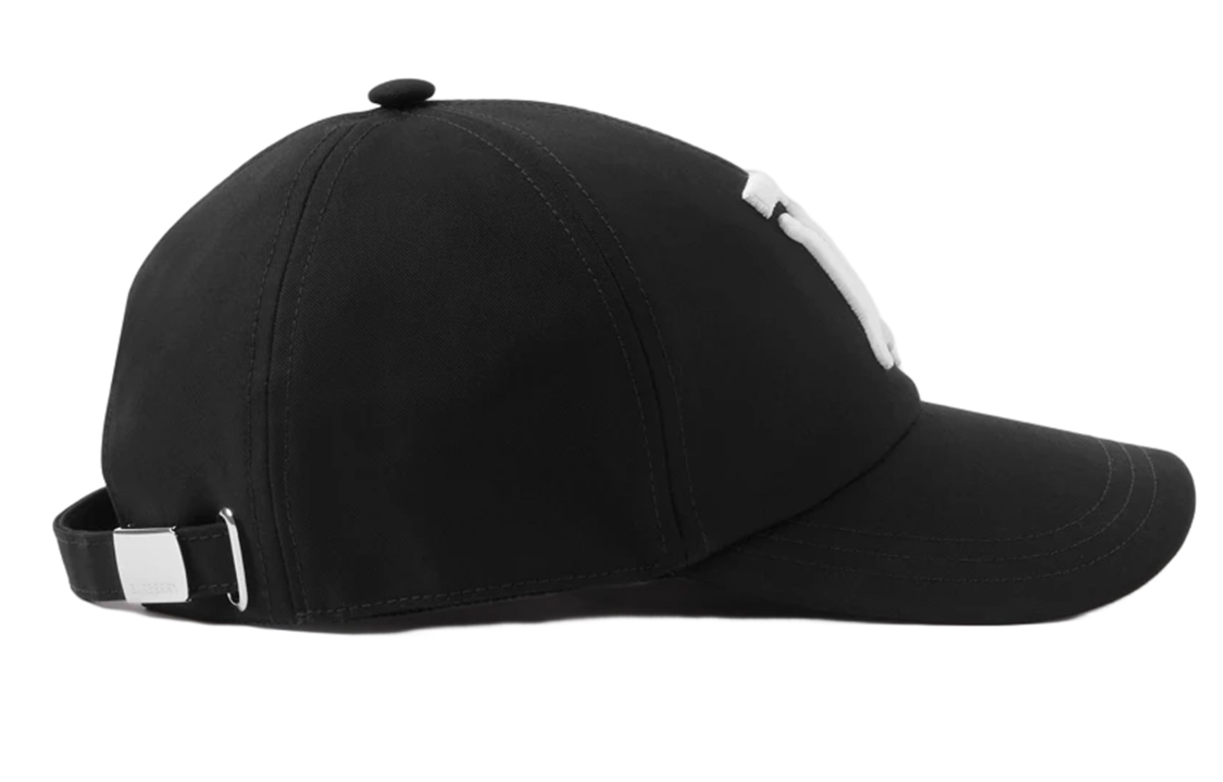 Lookbook (Women) Burberry Thomas Burberry Monogram Cotton Twill Cap Black 80680331