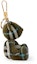 Lookbook (Women) Burberry Thomas Teddy Bear Keychain Olive Green with Metal Accents for Women 80742901