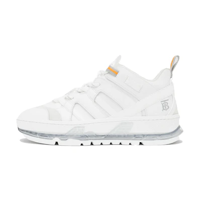 (W) Burberry Union Low 'White Nylon Leather'