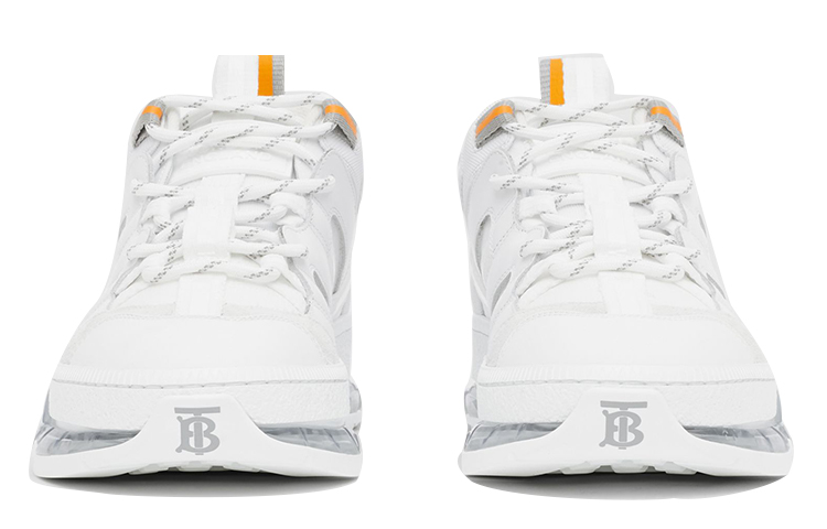 Shop 博柏利 Union 尼龙拼皮革 女款低帮運動鞋 白色