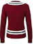 Lookbook (W) Burberry Sweater V-Neck Wool Merah. 80078521