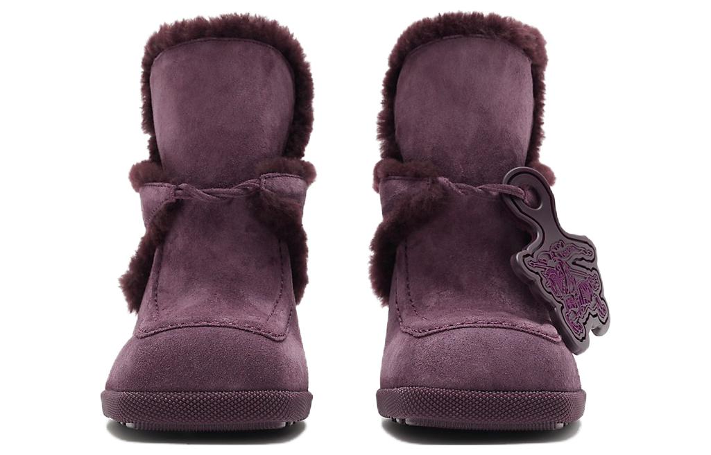 (W) Burberry Velvet 'Plum CMFT Mule' 圖 3