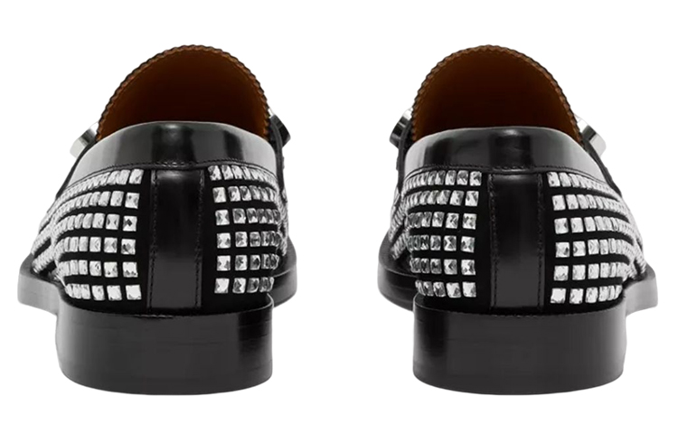 (W) Burberry Velvet Flats with Faux Crystal Embellishments 'Black' 圖 4