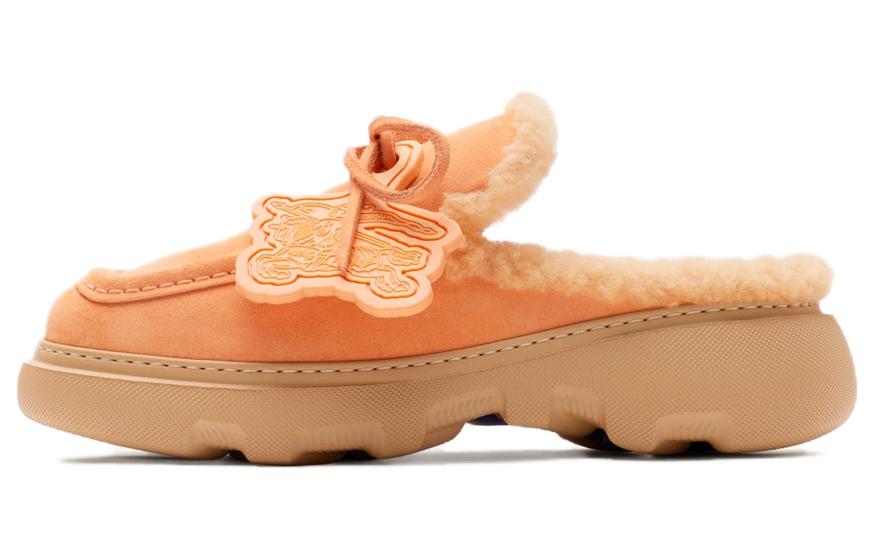 Buy (Women) Burberry Velvet Mule Slippers 'Cotton Candy' 80817071