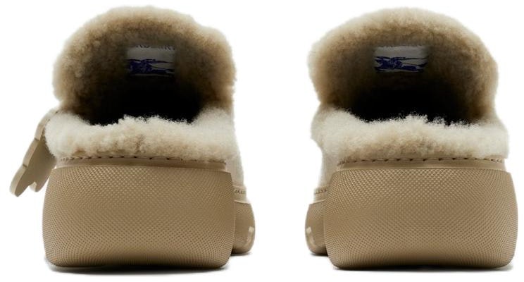 (Women) Burberry Velvet Slip-On Slippers 'Clay White' 80817081 Shop (Women) Burberry Velvet Slip-On Slippers 'Clay White' 80817081