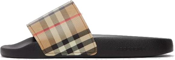 (Women) Burberry Vintage 'Archive Beige Toe Loop Slide' 80242321 (Women) Burberry Vintage 'Archive Beige Toe Loop Slide' 80242321