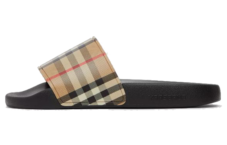 (Women) Burberry Vintage 'Archive Beige Toe Loop Slide' 80242321