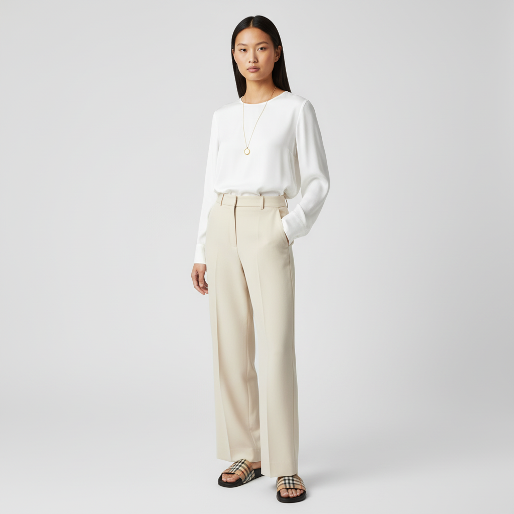 Lookbook (W) Burberry Vintage 'Slide Gelung Jari Beige Arsip' 80242321