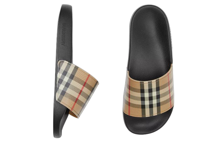 Sizing (W) Burberry Vintage 'Slide Gelung Jari Beige Arsip' 80242321