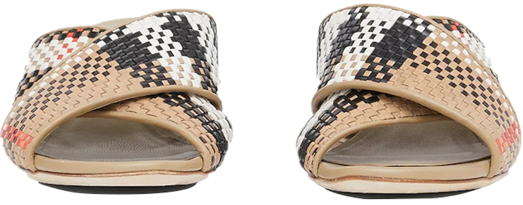 (Women) Burberry Vintage 'Beige Check Block Heel' 80274301 Shop (Women) Burberry Vintage 'Beige Check Block Heel' 80274301