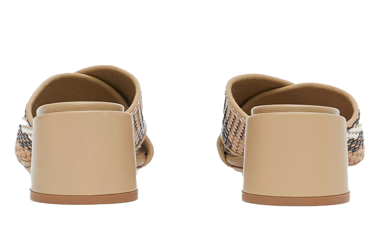 Purchase (Women) Burberry Vintage 'Beige Check Block Heel' 80274301