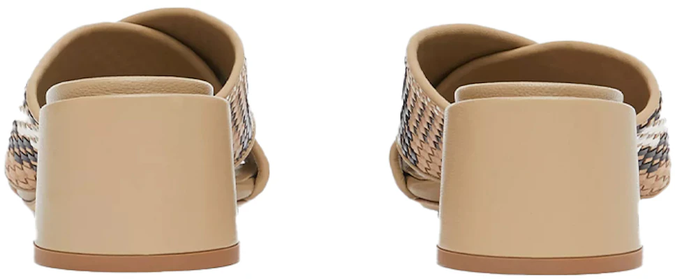 (Women) Burberry Vintage 'Beige Check Block Heel' 80274301 Purchase (Women) Burberry Vintage 'Beige Check Block Heel' 80274301